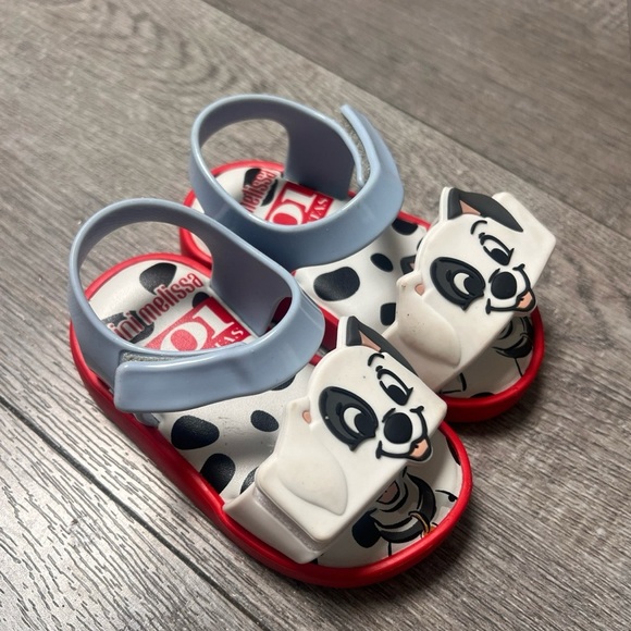 Mini Melissa 101 Dalmatians sandals for kids UNISEX Size 6 - Picture 6 of 6